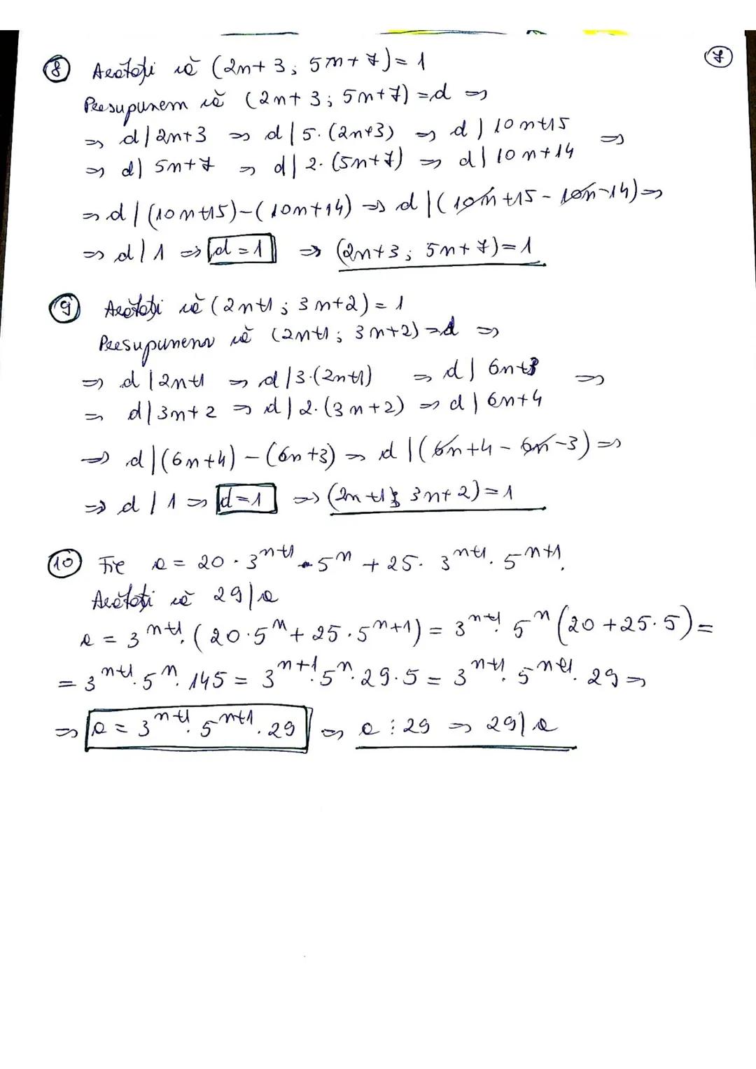 # Un număr care are exact doi divizori se numește nr. prim
Exemple de numere prime : 2; 3; 5; 7; 11; 13; 17; 19; 23; 29; 31;
37; 41; 43; 47