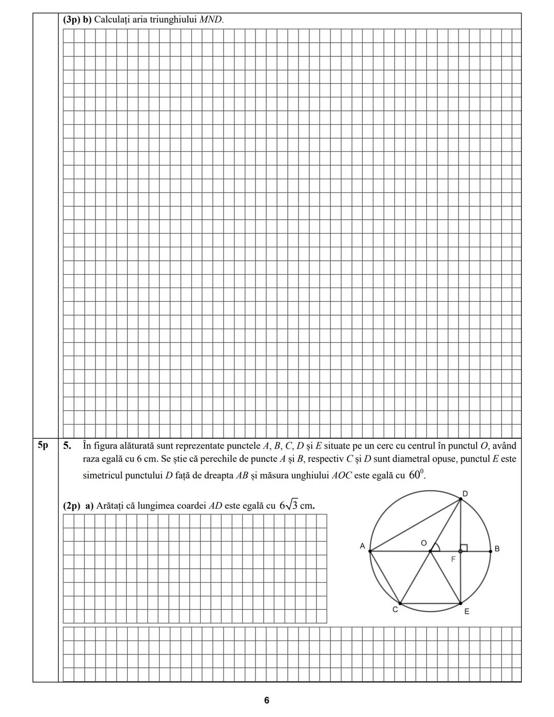 INSPECTORATUL ŞCOLAR JUDEŢEAN SIBIU
Prezenta lucrare conţine __________ pagini.
EVALUARE NAŢIONALĂ PENTRU ABSOLVENŢII
CLASEI a VIII-a
Anu