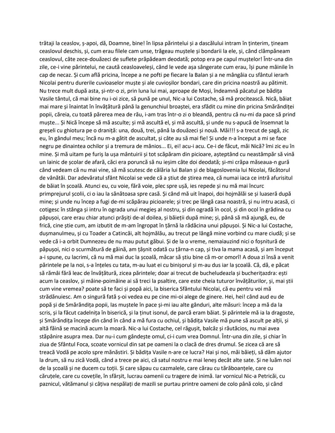 # Amintiri din copilărie
De Ion Creangă
Stau câteodată şi-mi aduc aminte ce vremi şi ce oameni mai erau în părțile noastre pe când începus
