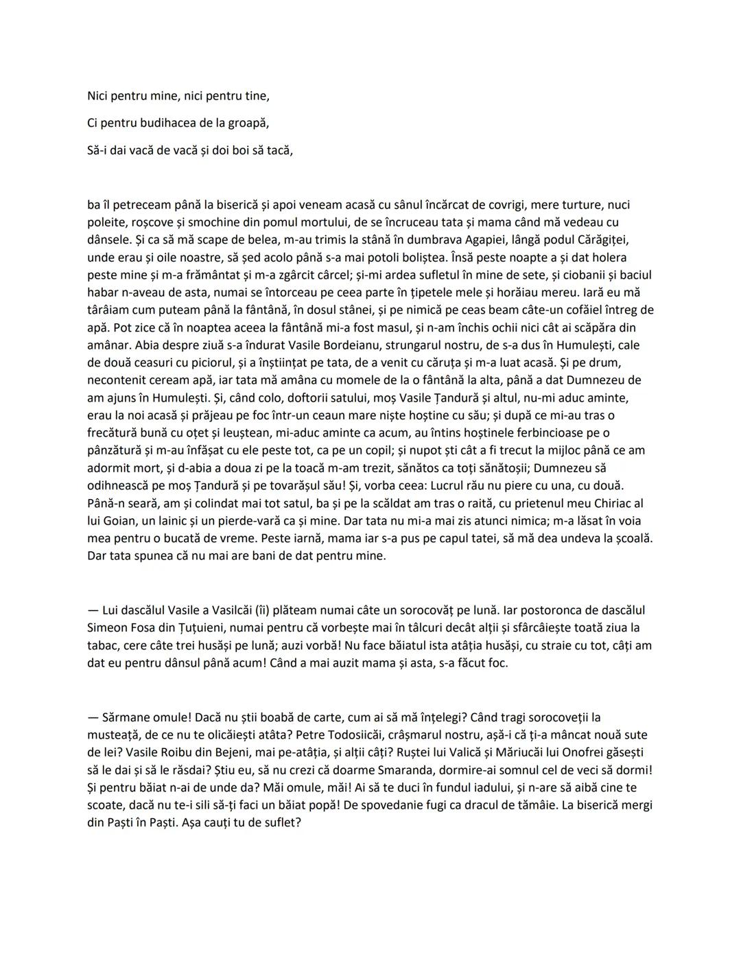 # Amintiri din copilărie
De Ion Creangă
Stau câteodată şi-mi aduc aminte ce vremi şi ce oameni mai erau în părțile noastre pe când începus