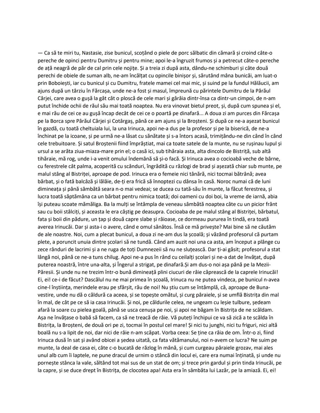 # Amintiri din copilărie
De Ion Creangă
Stau câteodată şi-mi aduc aminte ce vremi şi ce oameni mai erau în părțile noastre pe când începus