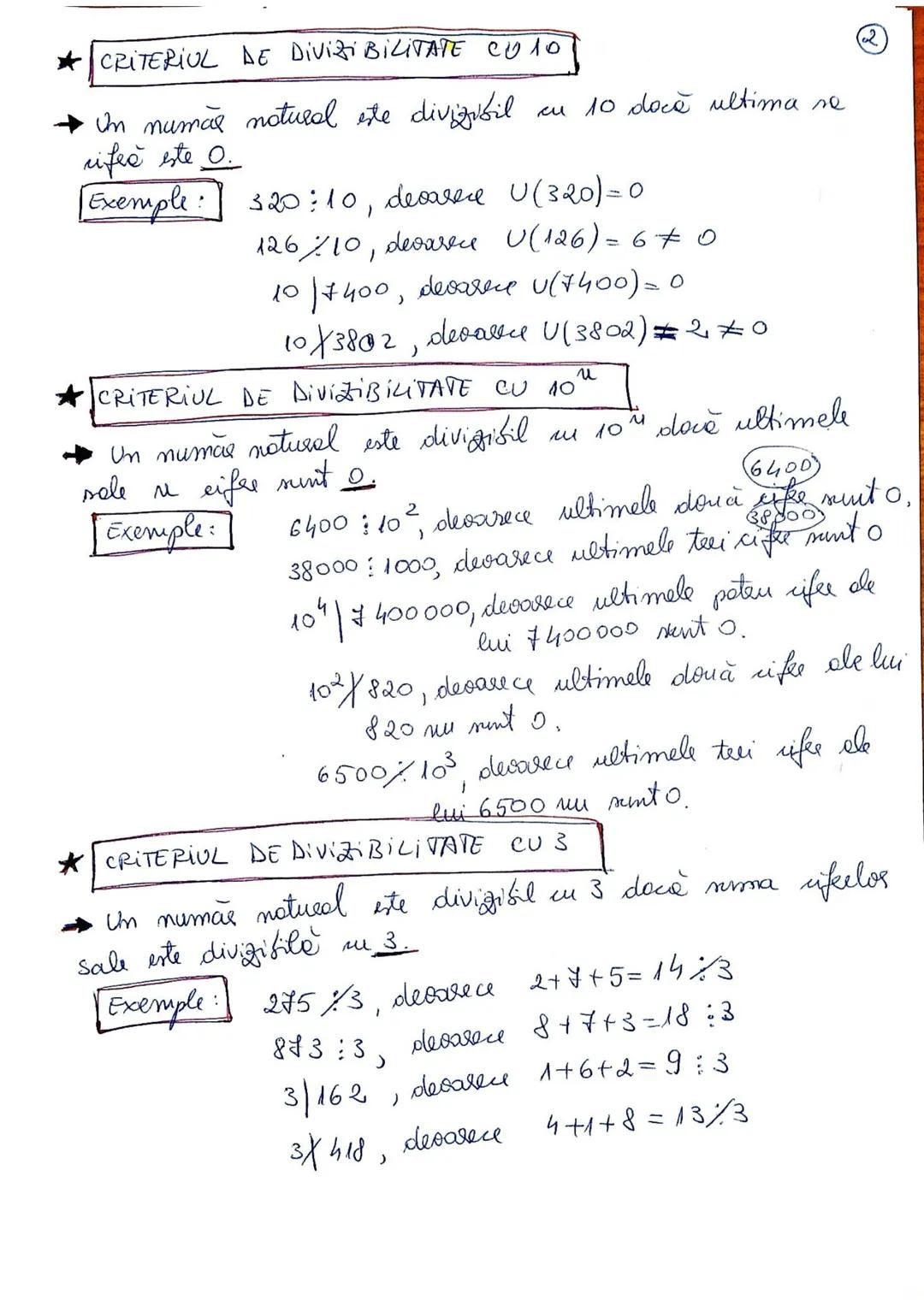 --- OCR Start ---
CRITERII DE DIVIZIBILITATE
* CRITERIUL DE DIVIZIBILITATE CU 2
♡
→ Un număr natural ste divigifil in 2 dacă şi numai
doce u
