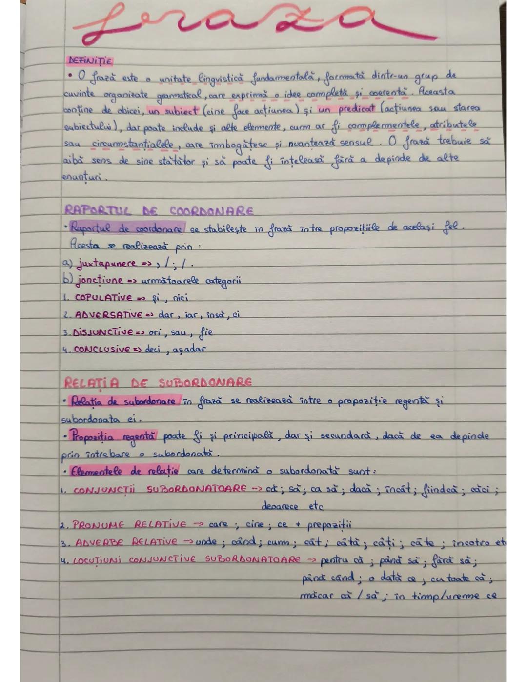 # frazaa
DEFINITIE
• O frază este o unitate lingvistică fundamentală, formată dintr-un grup de
cuvinte organizate gramatical, care exprimă