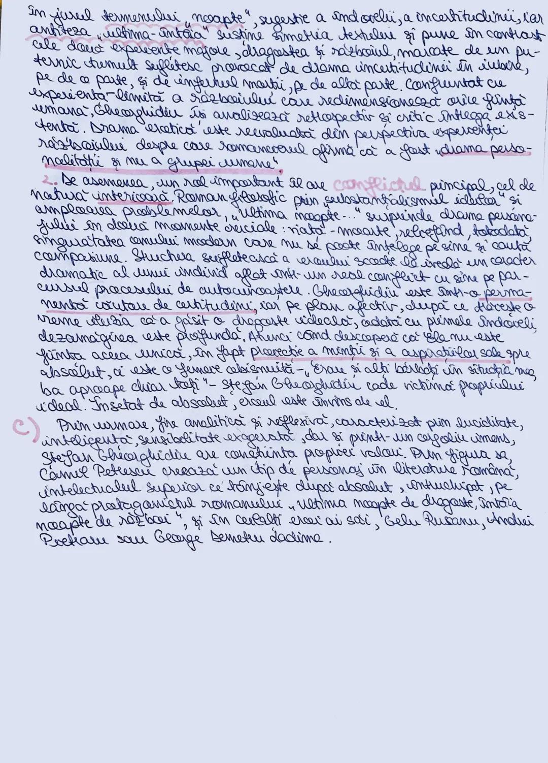 Eseu:
Inti-ce epocă în care praza românească se afla încă sub influ-
Denta realismului secolului al XIX-lea, scriitori precum Mircea Eliade