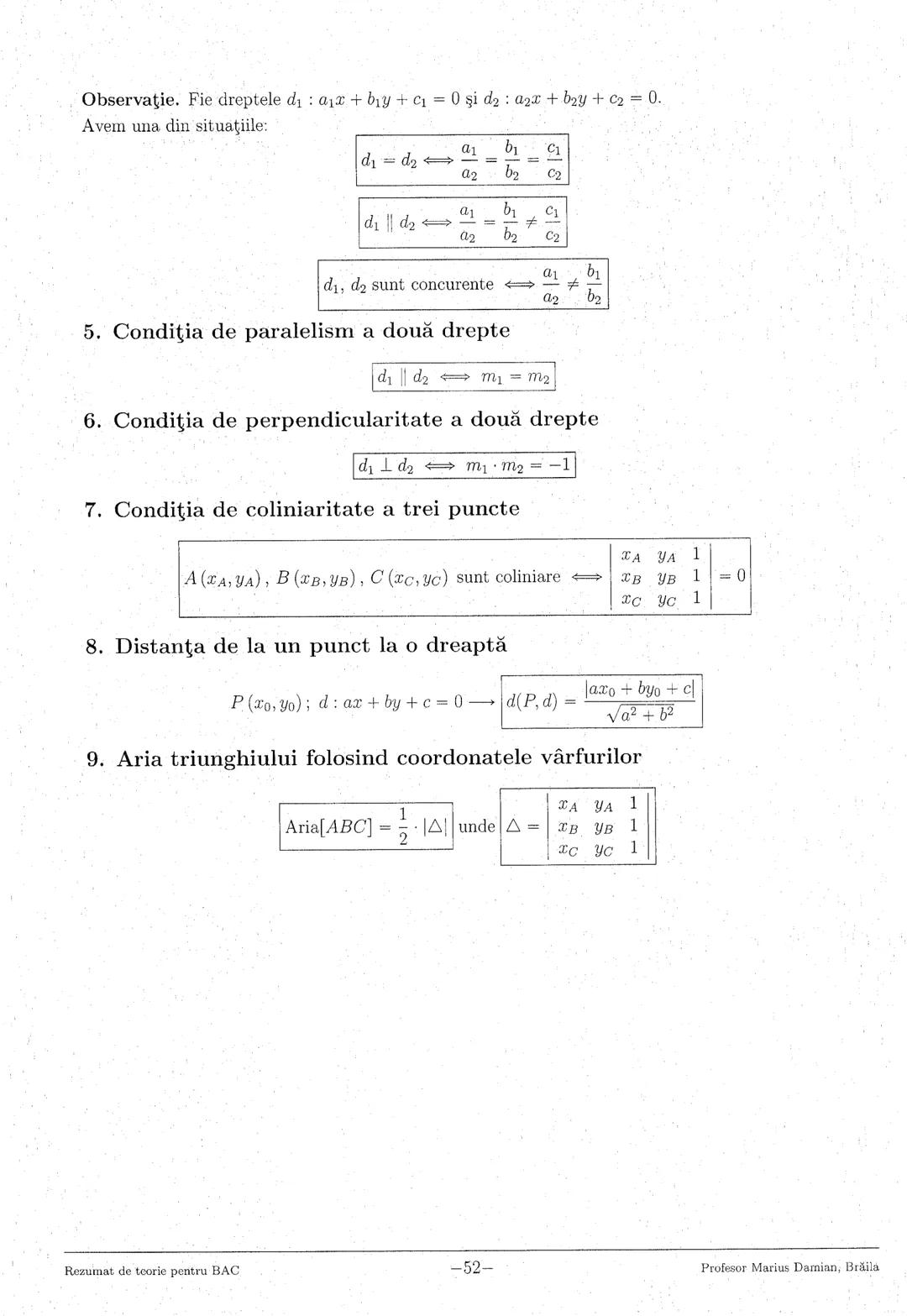 --- OCR Start ---
1. Numere reale
3
2. Logaritmi
5
3. Numere complexe
7
4. Inducţia matematică
9
5. Progresii
..10
6. Funcţia de gradul I
11