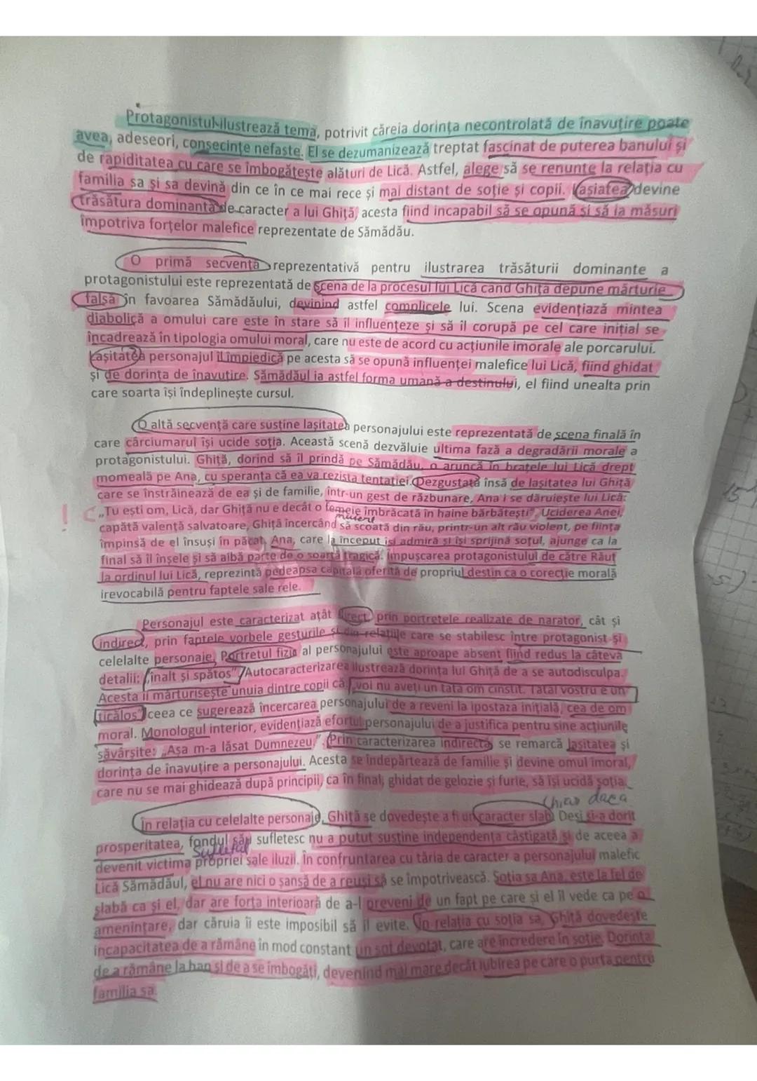 Moara cu noroc
-particularități de construcţie a personajului-
de loan Slavici
Joan Slavic) este unul dintre cei patru mari clasici ai li