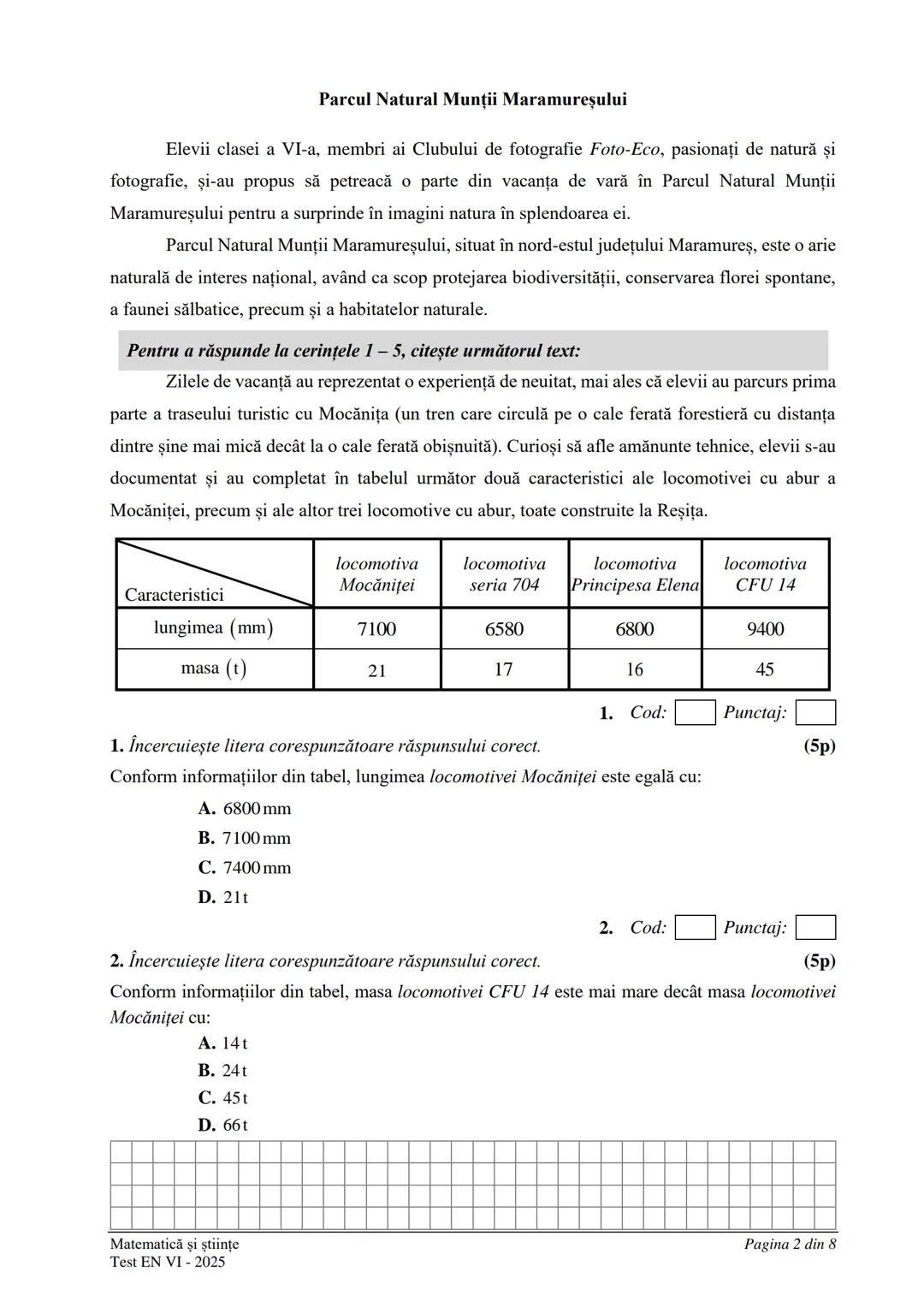 ERNUL
GUVE
MINISTERUL EDUCAŢIEI ŞI CERCETĂRII
ROMANIE
CENTRUL NAŢIONAL DE POLITICI
ŞI EVALUARE ÎN EDUCAȚIE
EVALUAREA NAȚIONALĂ
LA FINALUL C
