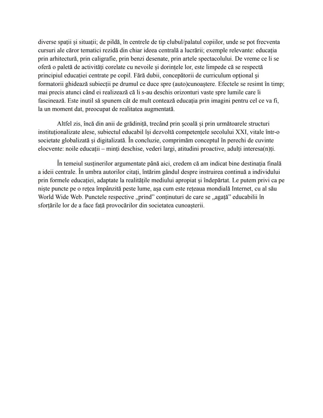 1. Predarea şi educaţia timpurie
Suntem în prezența unor copii mici, într-o sală de grupă. În calitate de educatori,
activitatea noastră de