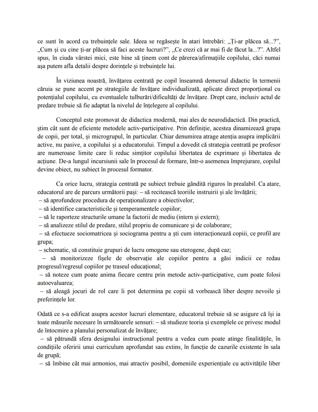 1. Predarea şi educaţia timpurie
Suntem în prezența unor copii mici, într-o sală de grupă. În calitate de educatori,
activitatea noastră de