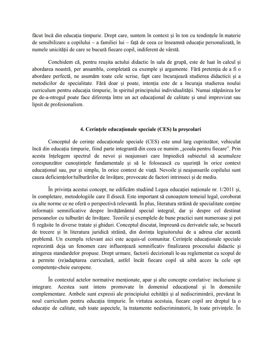 1. Predarea şi educaţia timpurie
Suntem în prezența unor copii mici, într-o sală de grupă. În calitate de educatori,
activitatea noastră de