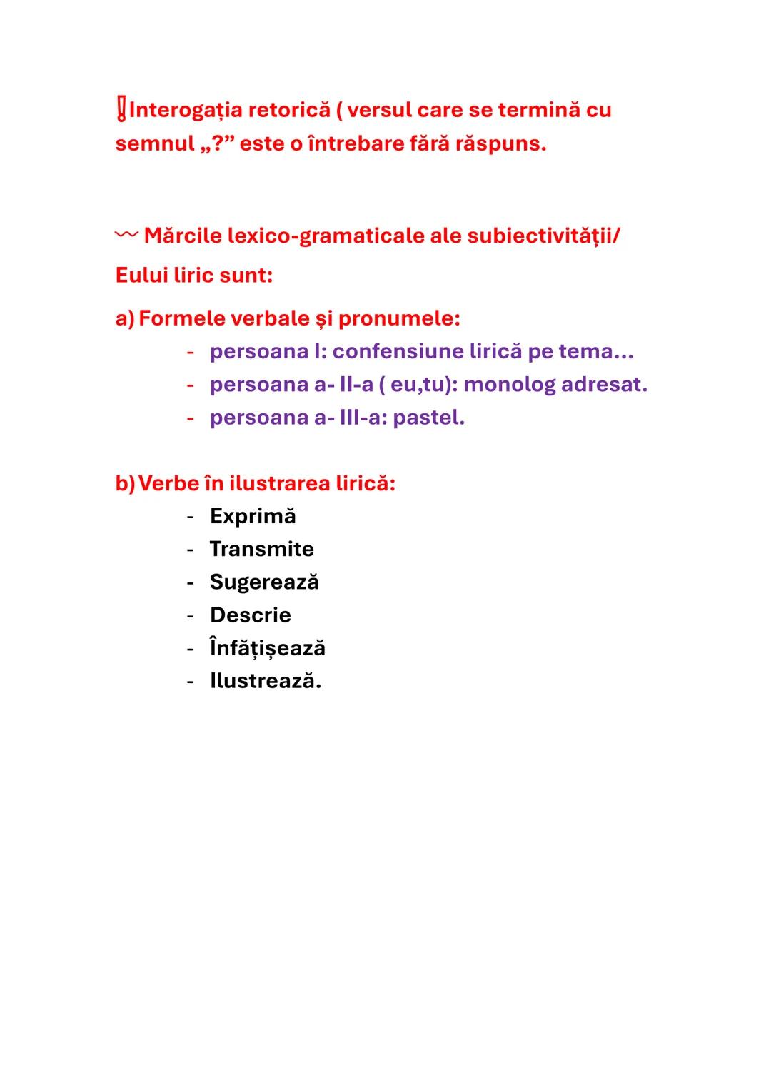 # Textul liric
1.Definiție: Textul liric este opera literară în care autorul
îşi exprimă în mod direct ideile, emoțiile și sentimentele
cu