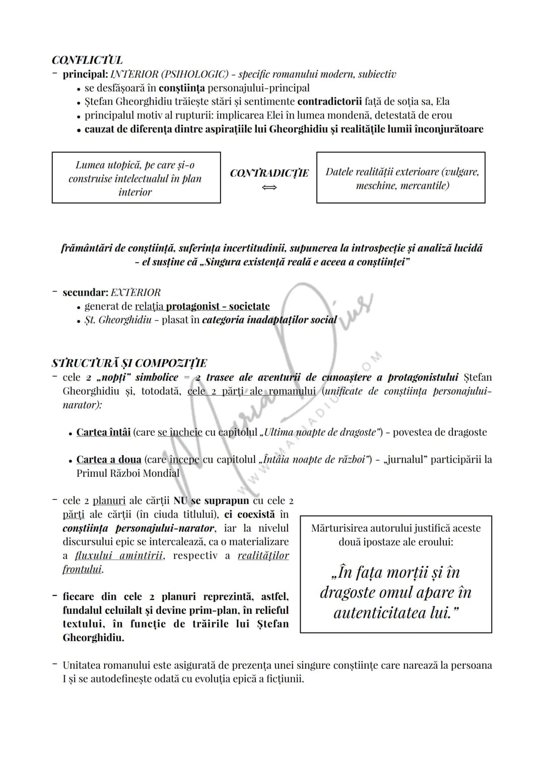 # Ultima noapte de dragoste.
întâia noapte de război
Camil Petrescu
1930
CONTEXTUALIZARE ȘI ÎNCADRARE
Din aria bogată a tipurilor de ro