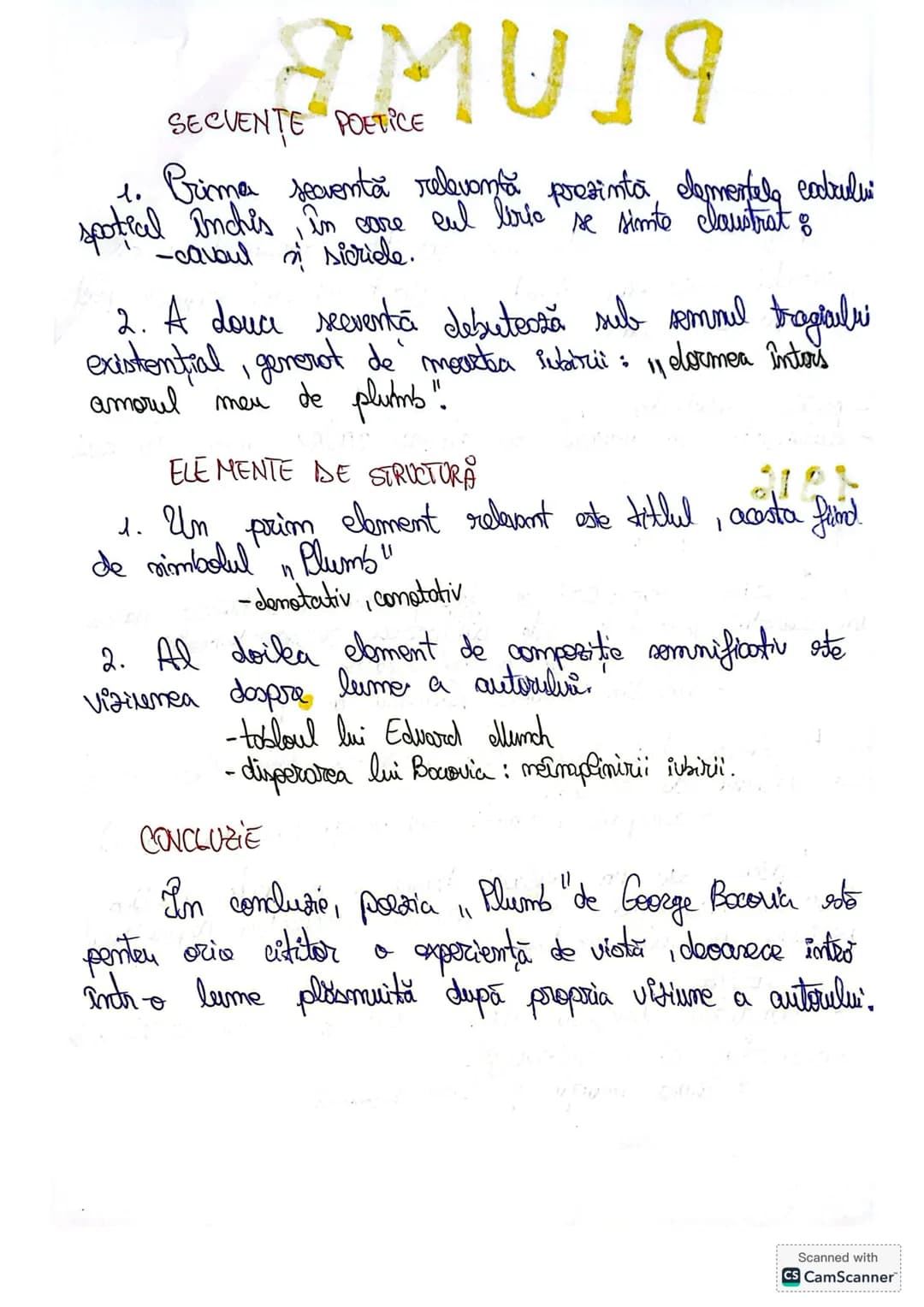 PLUMB
DESPRE AUTOR
George Bacova este un scriitor reprezentativ al
perioadei interbelice,fiind considerat al mai original fort.
de dupo Emin