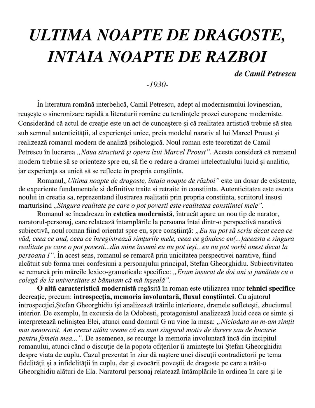 ## ION
-1920-
Liviu Rebreanu
Prozator al perioadei interbelice, Liviu Rebreanu a fost preocupat să scrie o epopee a
vieții româneşti, evocâ