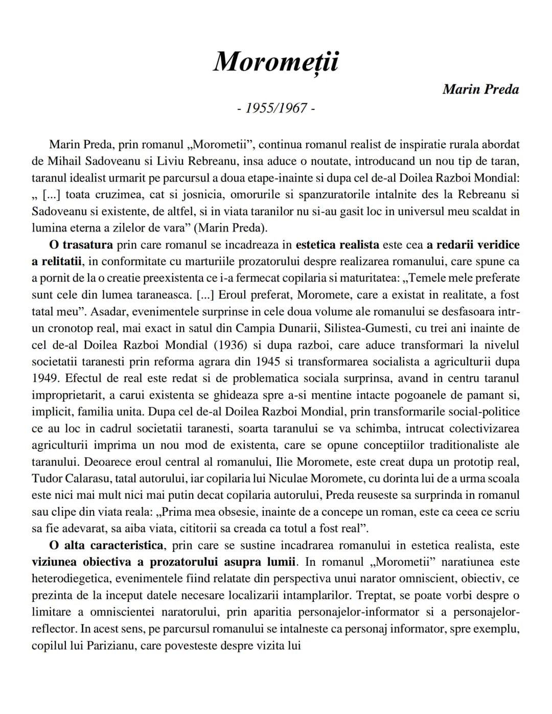 ## ION
-1920-
Liviu Rebreanu
Prozator al perioadei interbelice, Liviu Rebreanu a fost preocupat să scrie o epopee a
vieții româneşti, evocâ