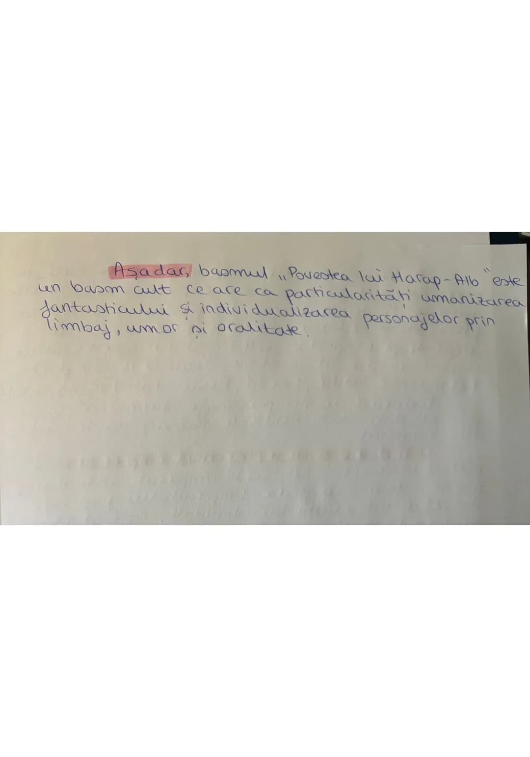 PARTICULARITATILE BASMULUI CULT
(Harap - Alb)
"Povestea lui Harap-Alb" de Ion Creangă a fost
publicată în revista "Convorbiri Literare" în a