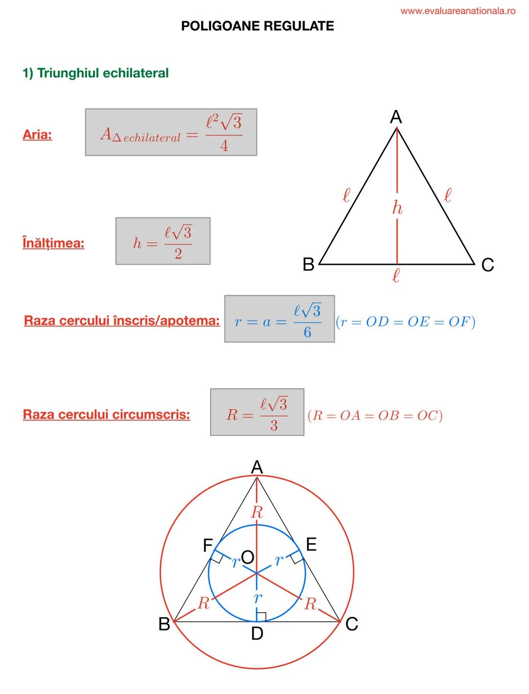 I. BISECTOAREA
Def.
www.evaluareanationala.ro
LINII IMPORTANTE ÎN TRIUNGHI
Se numeşte BISECTOARE acea semidreaptă care împarte unghiul în do