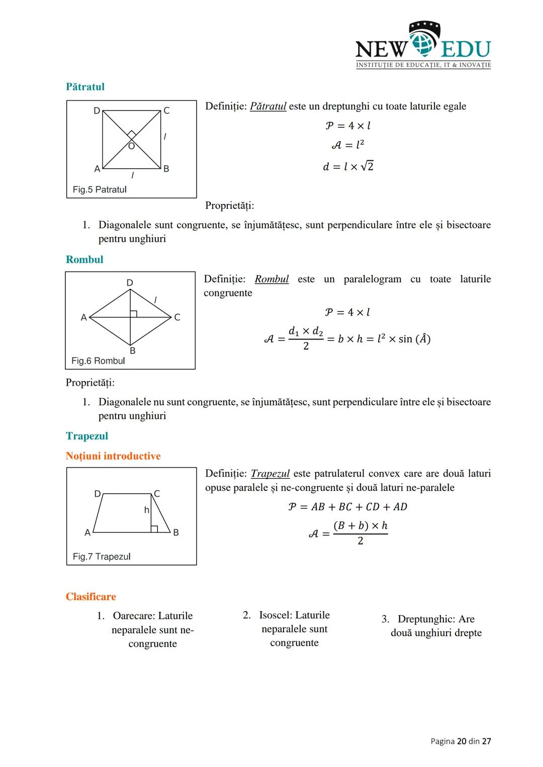 An Şcolar 2022-2023
PORTOFOLIU
EVALUAREA NAȚIONALĂ 2023
NEW EDU
INSTITUTIE DE EDUCAȚIE, IT & INOVATIE
MATEMATICĂ # PORTOFOLIU
# EVALUAREA