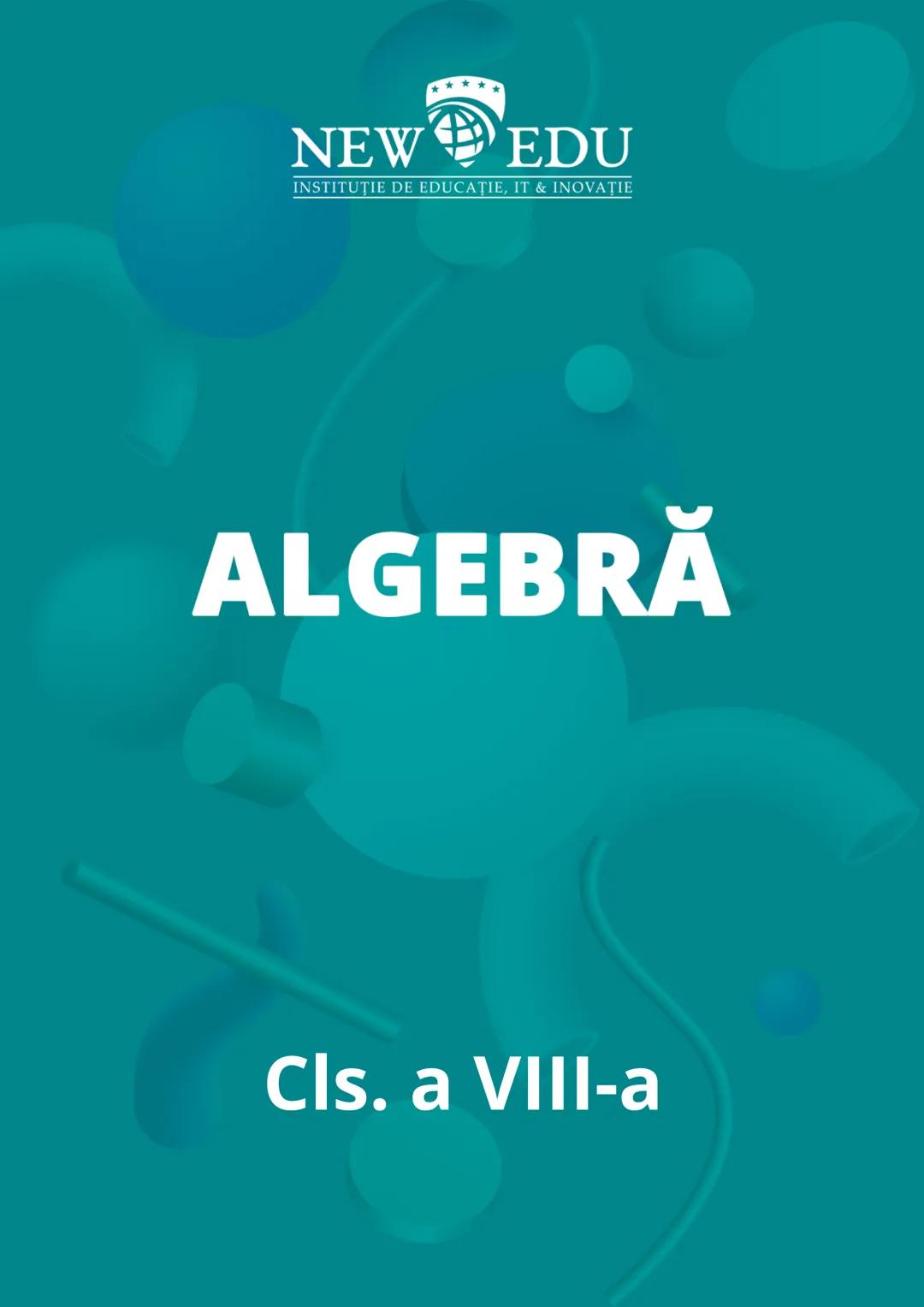 An Şcolar 2022-2023
PORTOFOLIU
EVALUAREA NAȚIONALĂ 2023
NEW EDU
INSTITUTIE DE EDUCAȚIE, IT & INOVATIE
MATEMATICĂ # PORTOFOLIU
# EVALUAREA