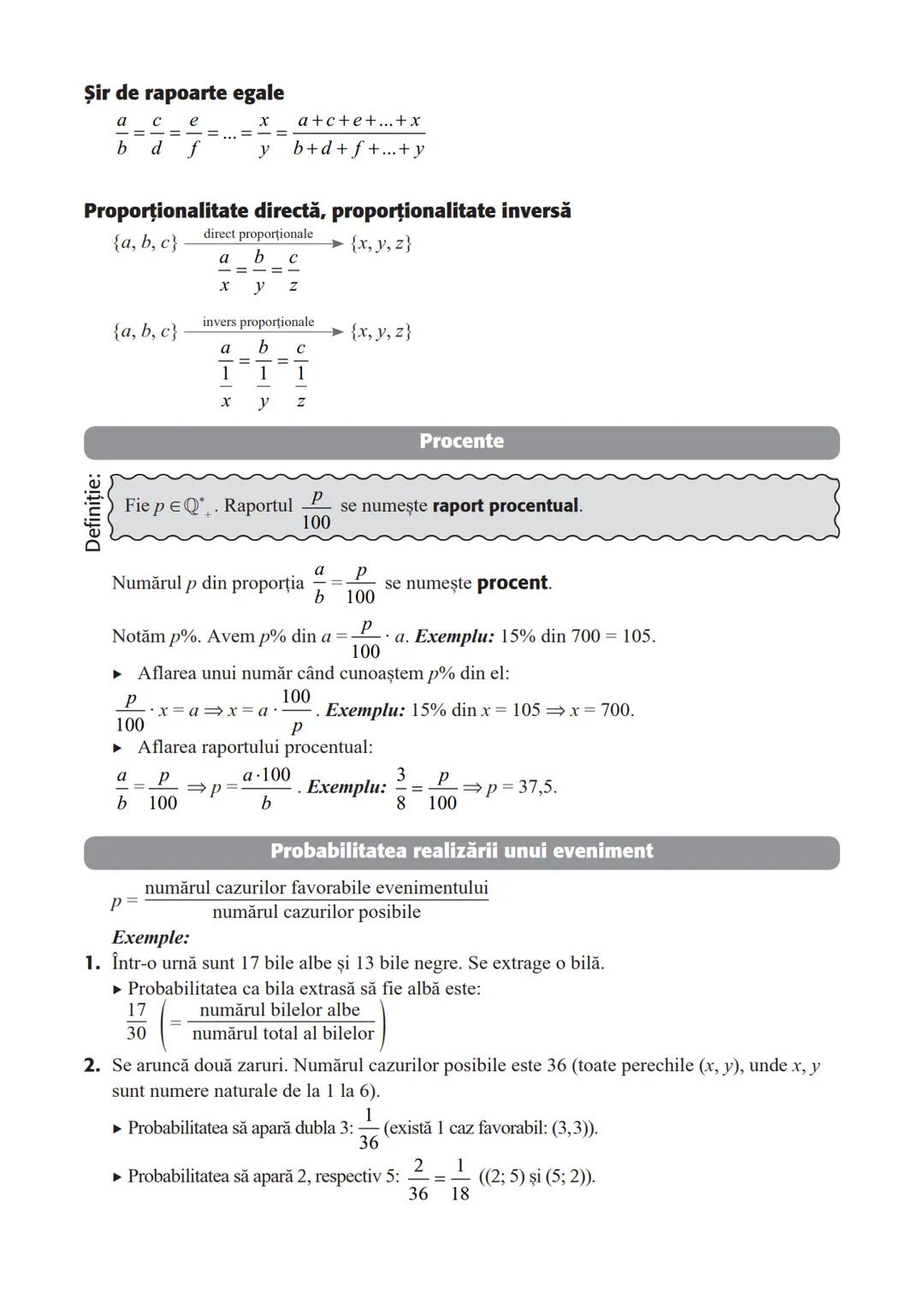 BREVIAR TEORETIC
ARITMETICĂ ŞI ALGEBRĂ
MULŢIMI
Relaţii între mulţimi. Mulţimi finite.
Incluziune, submulţime
Apartenenţă
A
12
7
A
12
56
56
B