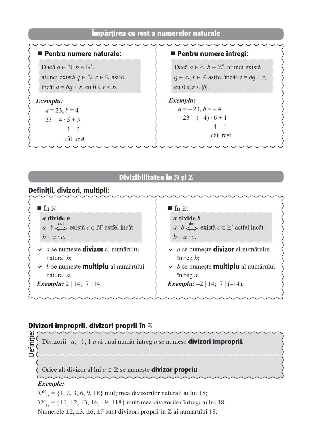 BREVIAR TEORETIC
ARITMETICĂ ŞI ALGEBRĂ
MULŢIMI
Relaţii între mulţimi. Mulţimi finite.
Incluziune, submulţime
Apartenenţă
A
12
7
A
12
56
56
B