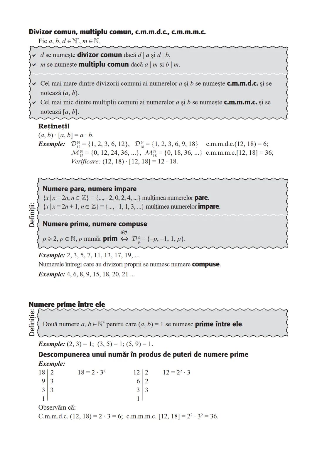 BREVIAR TEORETIC
ARITMETICĂ ŞI ALGEBRĂ
MULŢIMI
Relaţii între mulţimi. Mulţimi finite.
Incluziune, submulţime
Apartenenţă
A
12
7
A
12
56
56
B