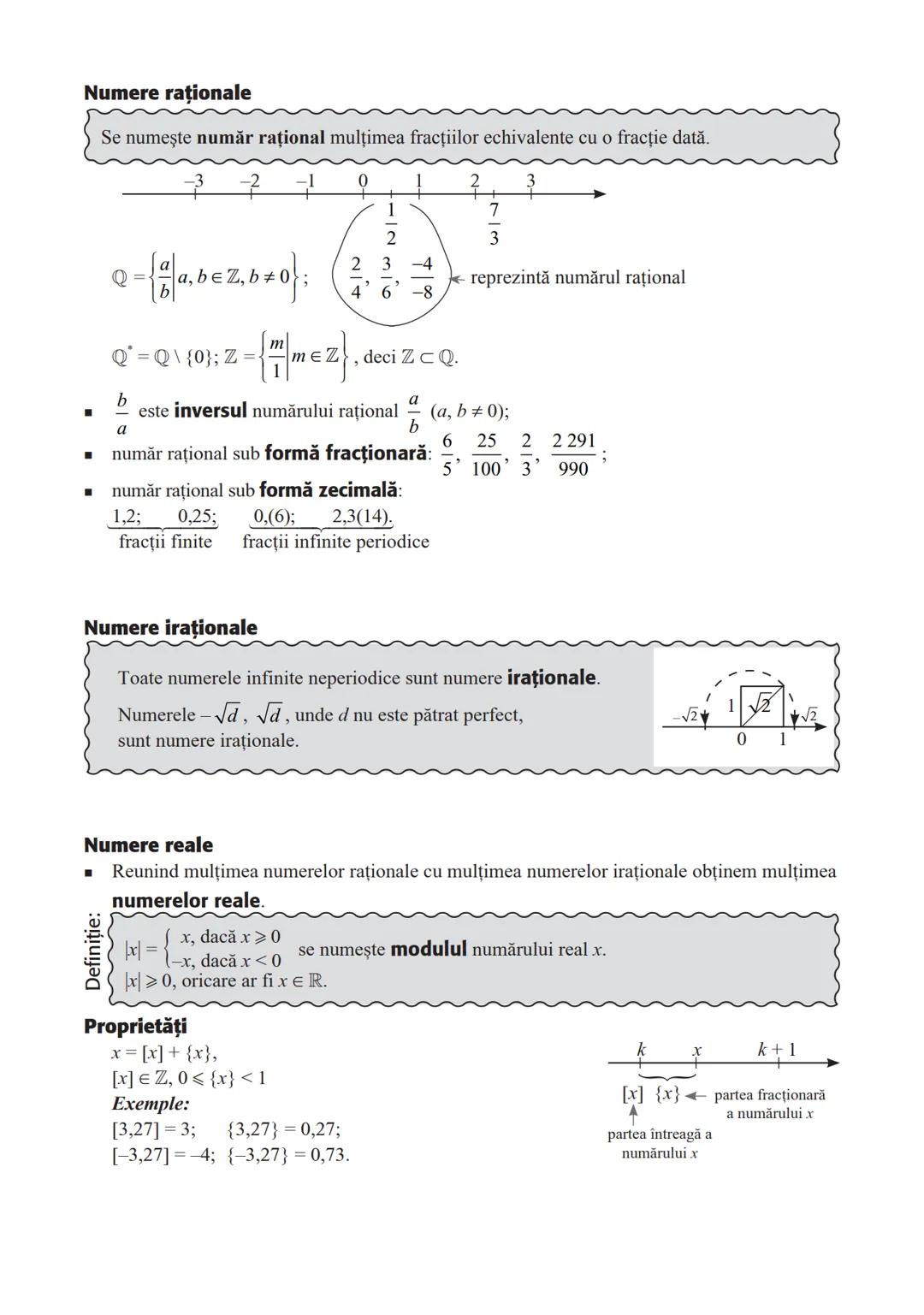 BREVIAR TEORETIC
ARITMETICĂ ŞI ALGEBRĂ
MULŢIMI
Relaţii între mulţimi. Mulţimi finite.
Incluziune, submulţime
Apartenenţă
A
12
7
A
12
56
56
B