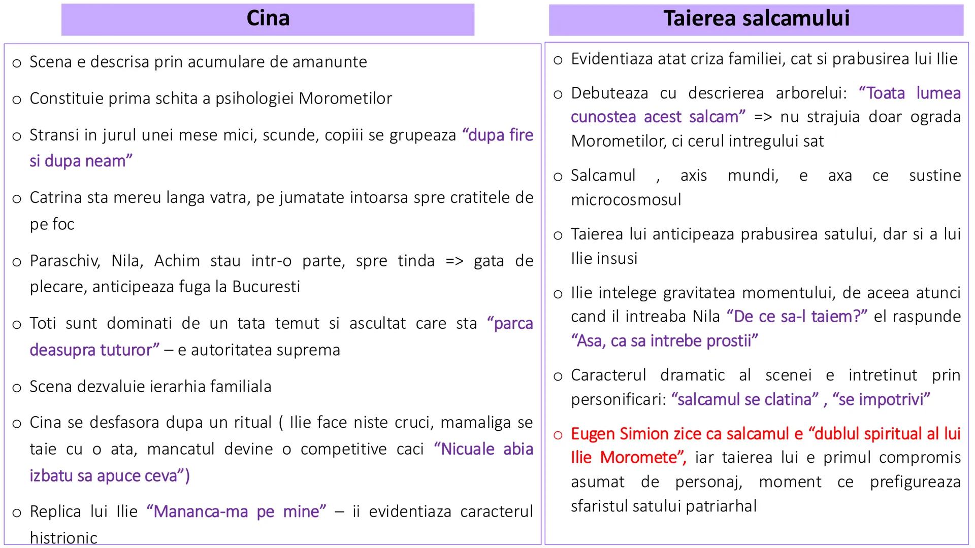 # Morometii – Marin Preda
# Particularitati C1: Evidenţierea a două trăsături care fac posibilă
încadrarea textului studiat într-o perioadă