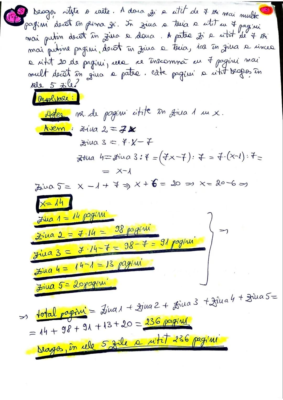 + Ap oficiu
TEST METODE ARITMETICE
RESOLVARE CLASA a I-a
500 Pentan 2 bilete le film si 3 bilete la teatru platesc go lei,
iar pentru 4 bile