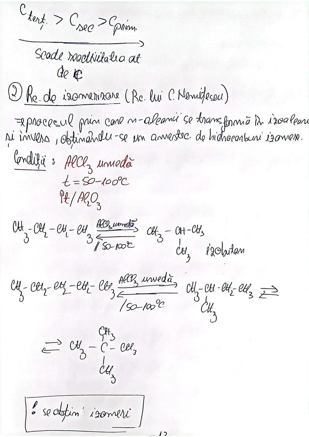 ALCANI
= > sunt hidnecanburi saturate cu catenă liniară.
Izolecami = hidnocanbuni saturate cu catenă ramificată.
• formulă generală  $C_nH_{