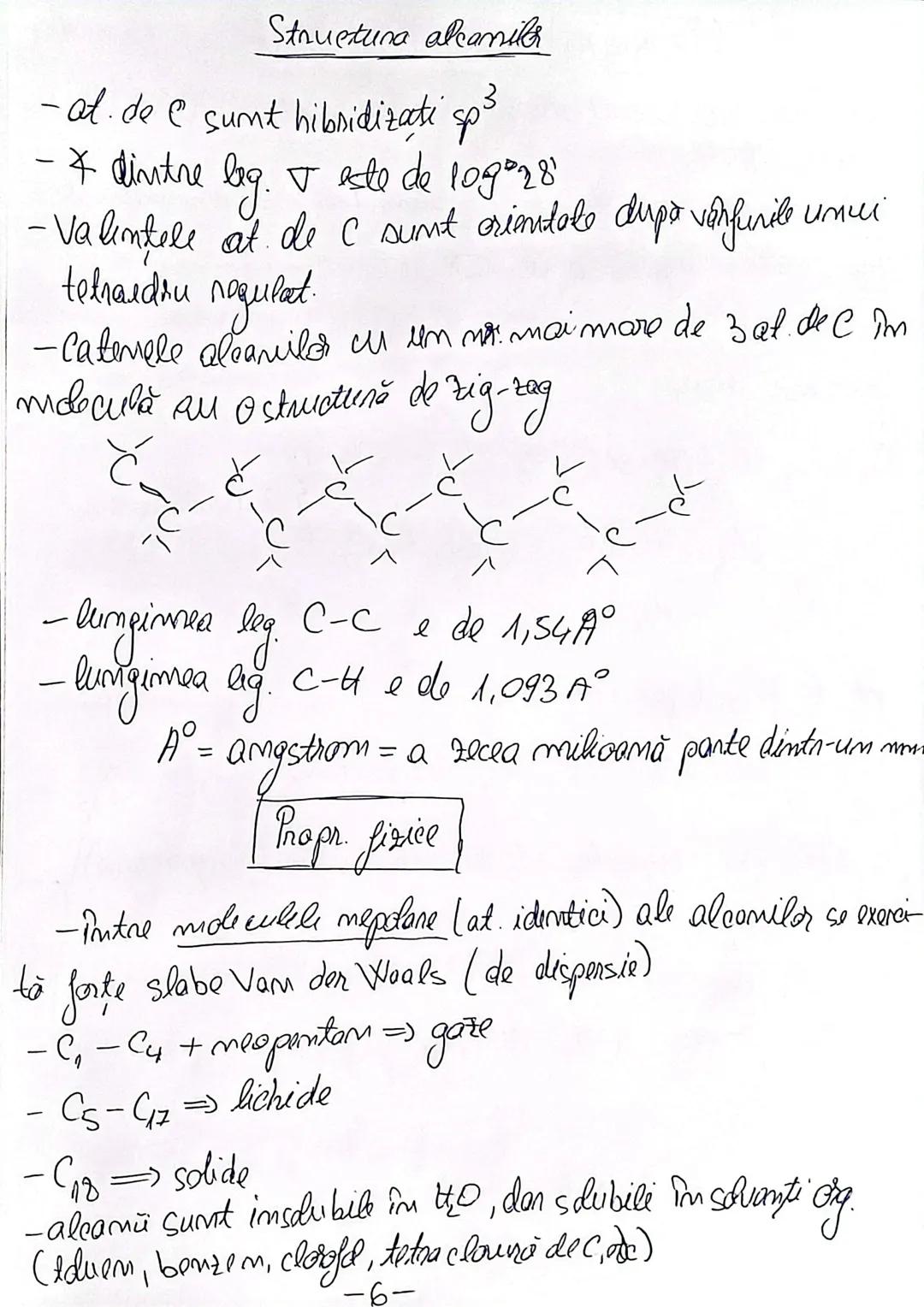 ALCANI
= > sunt hidnecanburi saturate cu catenă liniară.
Izolecami = hidnocanbuni saturate cu catenă ramificată.
• formulă generală  $C_nH_{