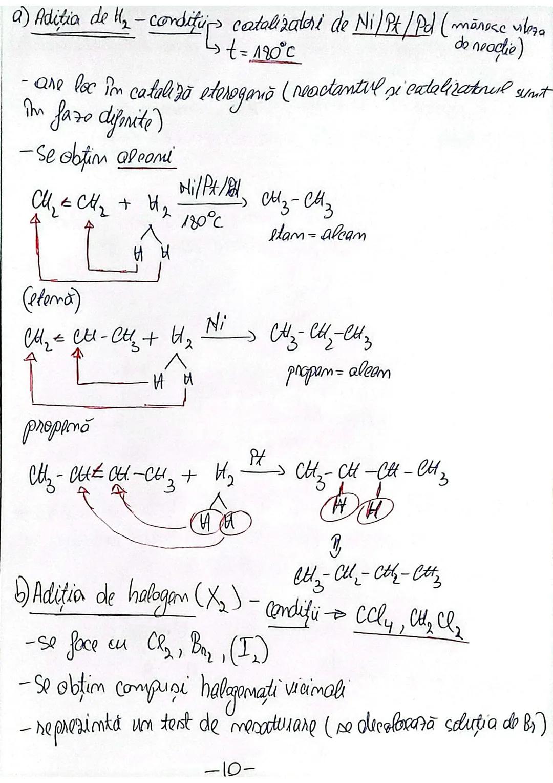 ALCHENE
=Sunt hidrocarburi nesaturate, alifatice(nearomatice), acicli-
Ce, care contin o leg. dublă C=C
•formula generală $C_nH_{2n}$
•N.E =