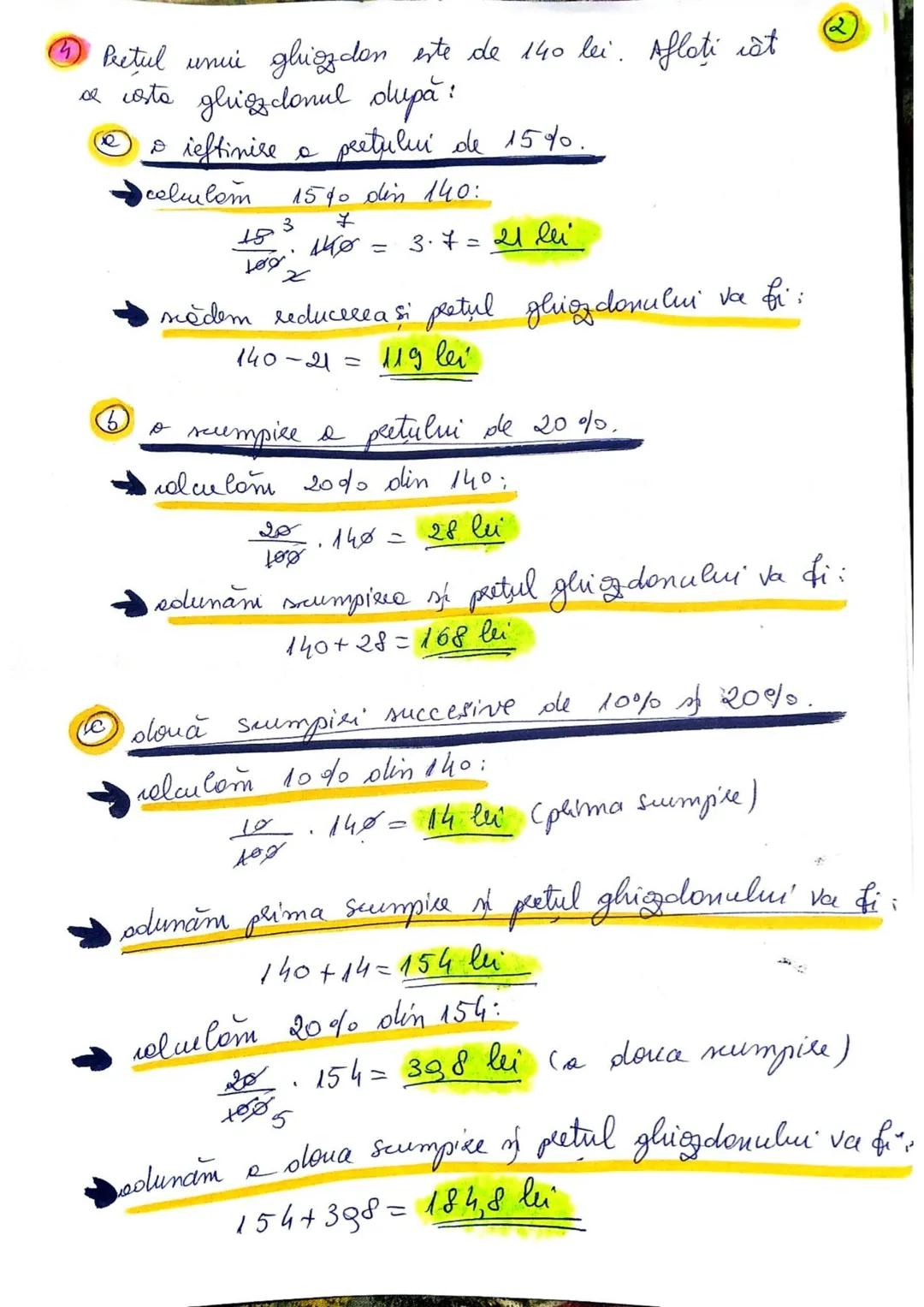PROBLEME PROCENTE - REZOLVARI
CLASA a VI-a
1. Intr-o clasă sunt 30 de elevi. 40% sunt fete. Câți
băieți sunt în clasă?
40% înseamnă 40 la su