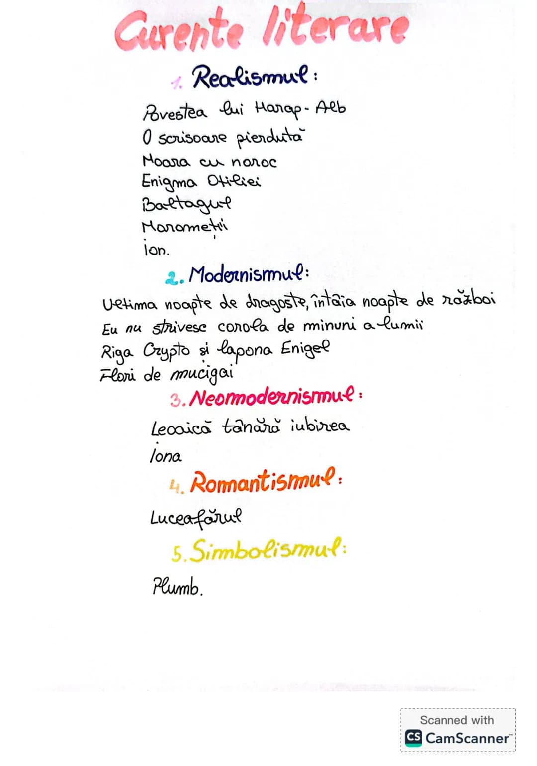## Opere BAC
### I. Lirica:
- Mihai Eminescu: "Luceafărul"
- George Bacovia: "Plumb"
- Lucian Blaga: "Eu nu strivesc corola de minuni a lu