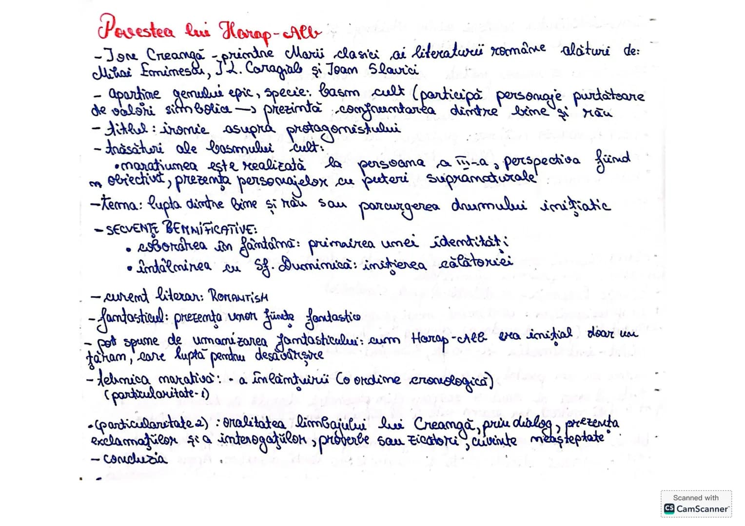 Povestea lui Harap-Alb
-Jone Creangă printre Marii clasici ai literaturë române alături de:
Mihai Eminescu, J.2. Caragiale şi Joan Slavici
a