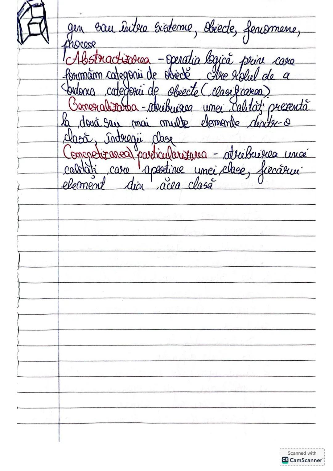 Gândirea
Este procesul psihic de reflectare mijlocită
şi generalizată abstractă sub formă de noţiuni,
jucăţii şi raţionamentelor - a însuşi