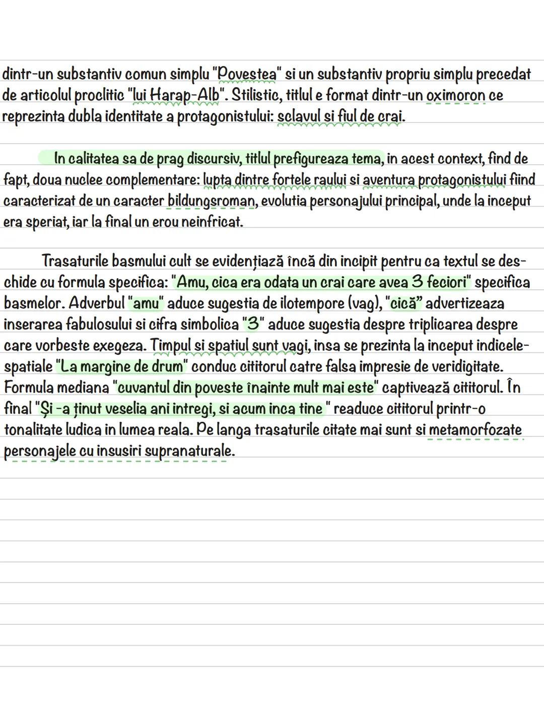 POVESTEA LUI HARAP-ALB
"Povestea lui Harap-Alb" a fost scris de Ion Creanga si este un basm cult publicat
in revista "Convorbiri literare"