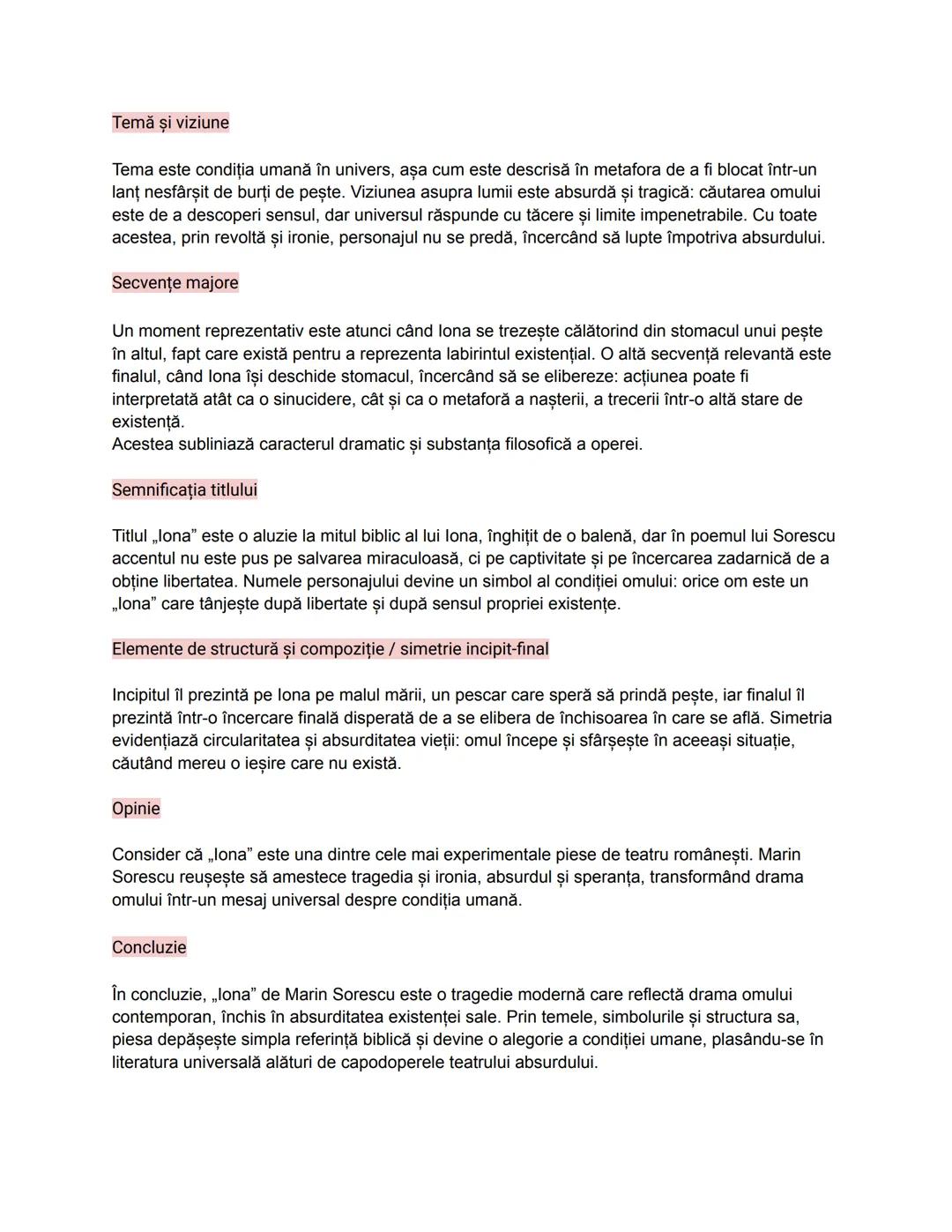 # Context
Marin Sorescu este poet, dramaturg, eseist și traducător, una dintre cele mai originale
voci românești ale literaturii postbelice.