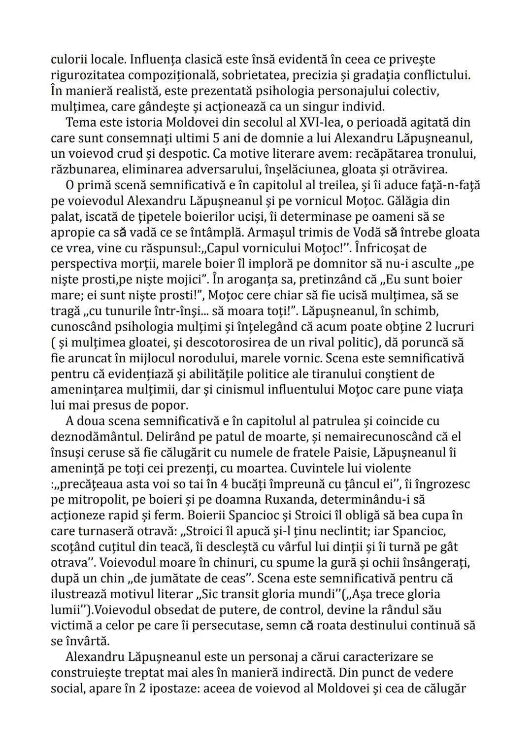 # ALEXANDRU LĂPUŞNEANUL
# COSTACHE NEGRUZZI
Prima jumătate a secolului al XIX-lea a marcat o perioadă de profundă
transformare şi conştien