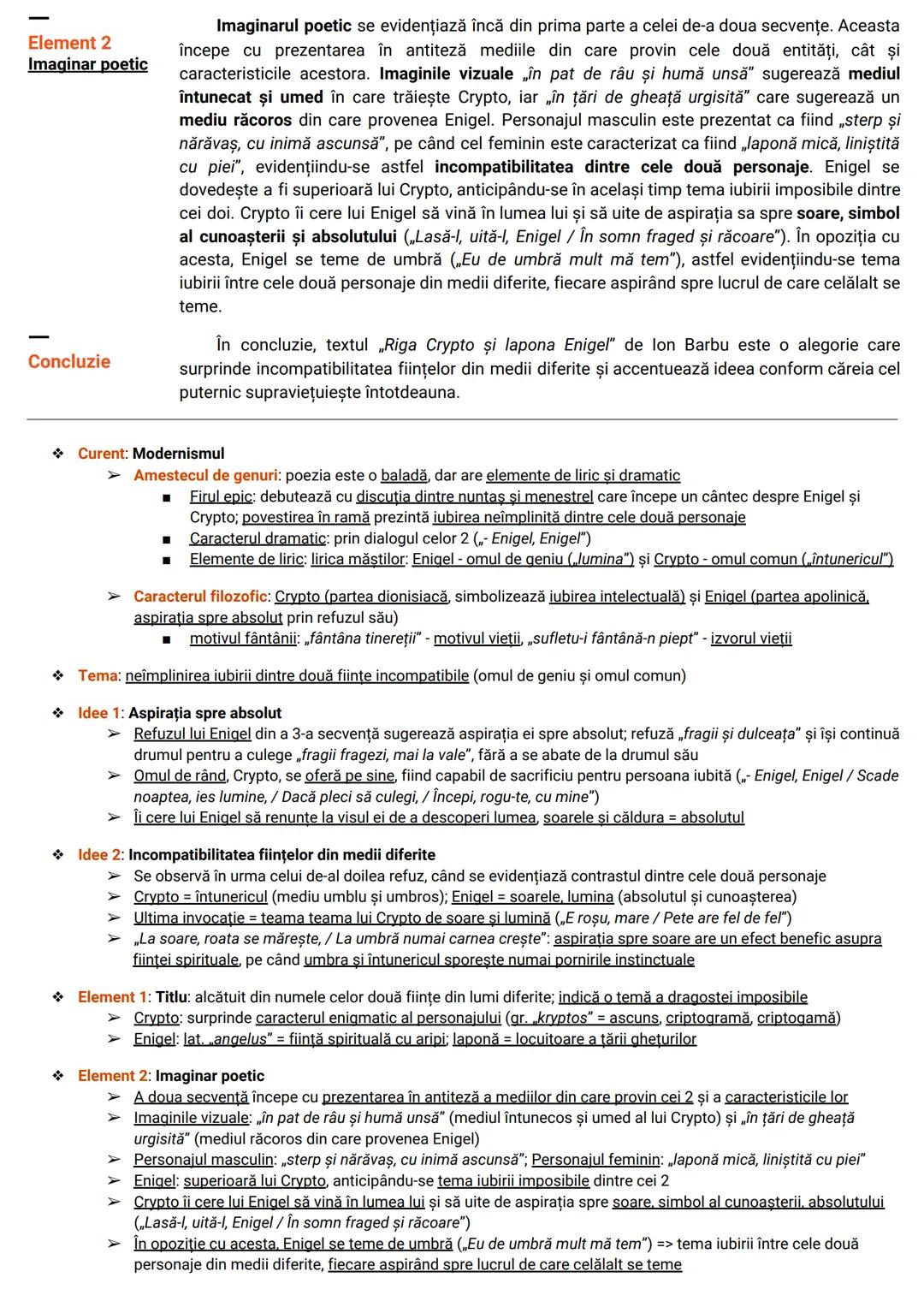 # Opere și curente
# Limba și literatura Română # Curente literare
1. Umanismul/Iluminismul
- importanţa progresului / a educaţiei
- impor