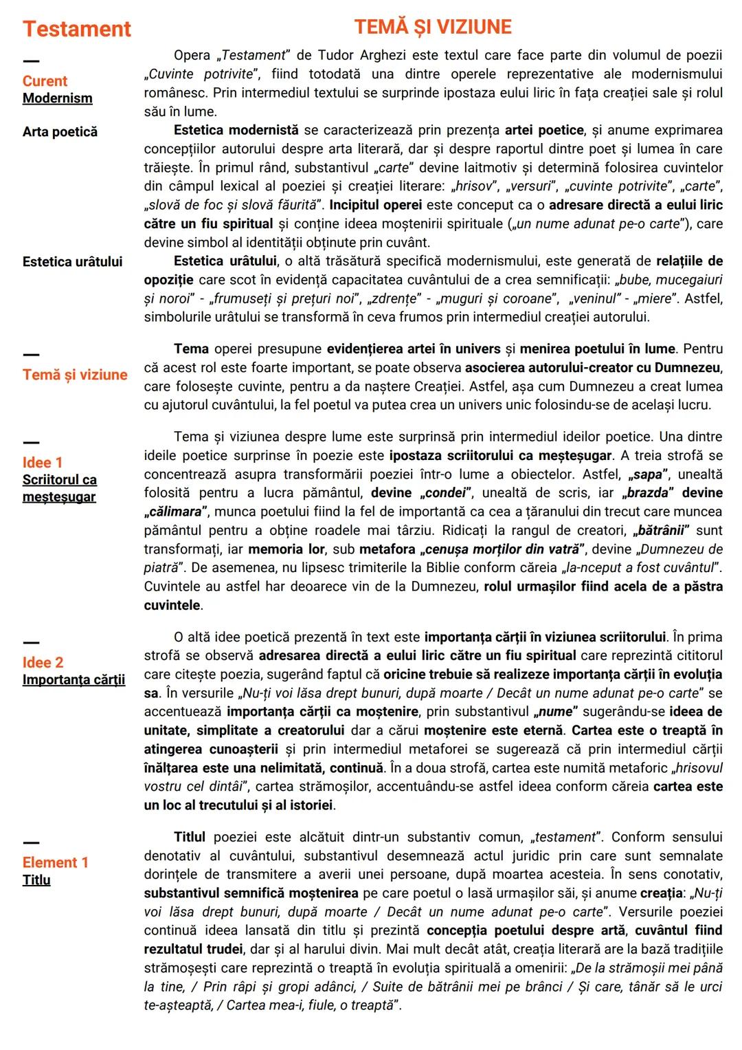 # Opere și curente
# Limba și literatura Română # Curente literare
1. Umanismul/Iluminismul
- importanţa progresului / a educaţiei
- impor