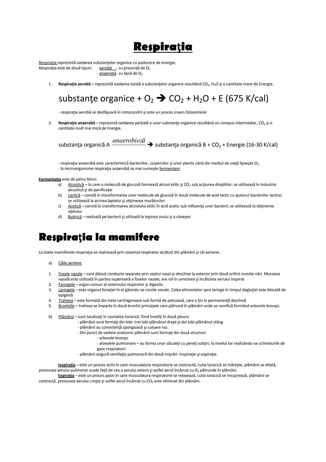 # MATERIE BIOLOGIE CLASELE IX ŞI X
Clasa a IX-a
1. Celula şi diviziunea celulară
2. Ereditatea şi variabilitatea
3. Diversitatea lumii vii