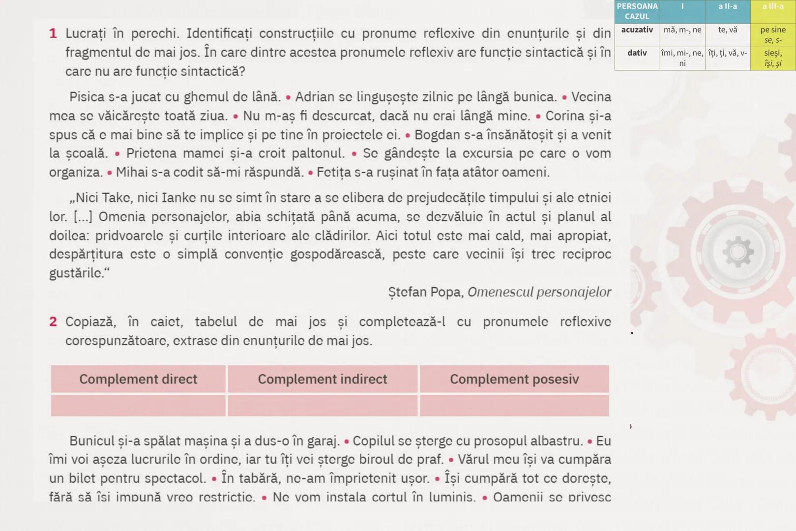 # CONSTRUCTII
# REFLEXIVE
Pronume reflexiv+ verb/substantiv
# CLASIFICARE
1. Pronumele reflexiv NU ARE funcție sintactică
-intră în compon