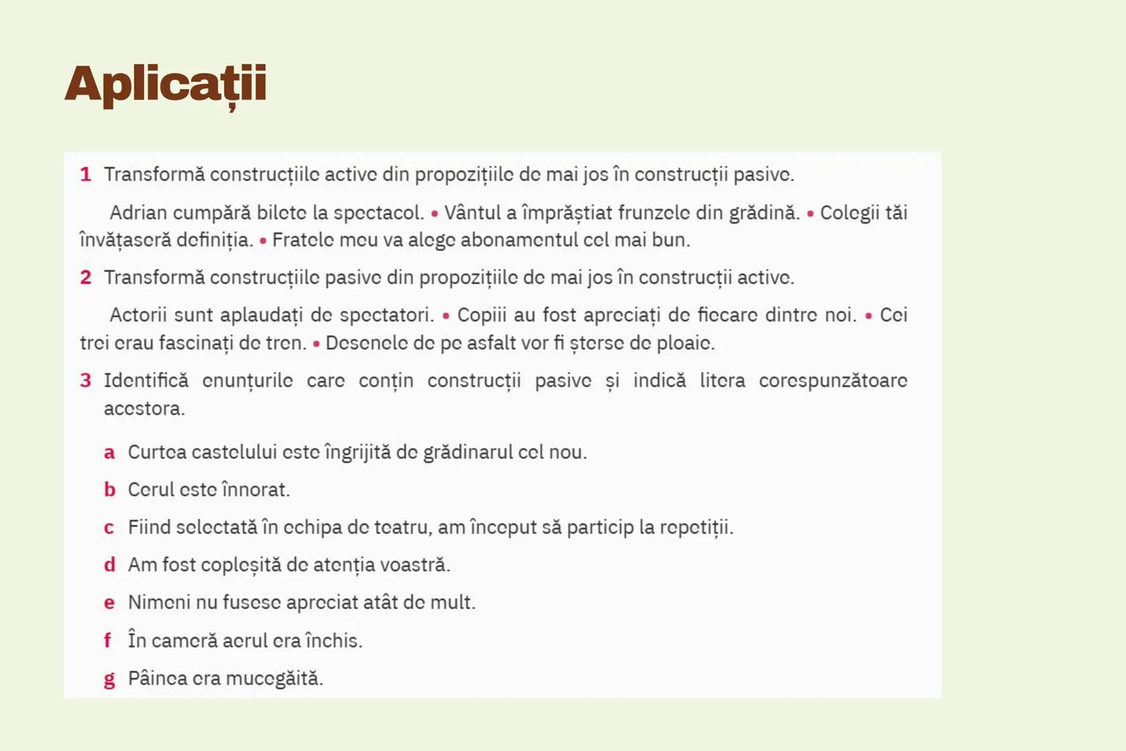 # CONSTRUCTII
# REFLEXIVE
Pronume reflexiv+ verb/substantiv
# CLASIFICARE
1. Pronumele reflexiv NU ARE funcție sintactică
-intră în compon