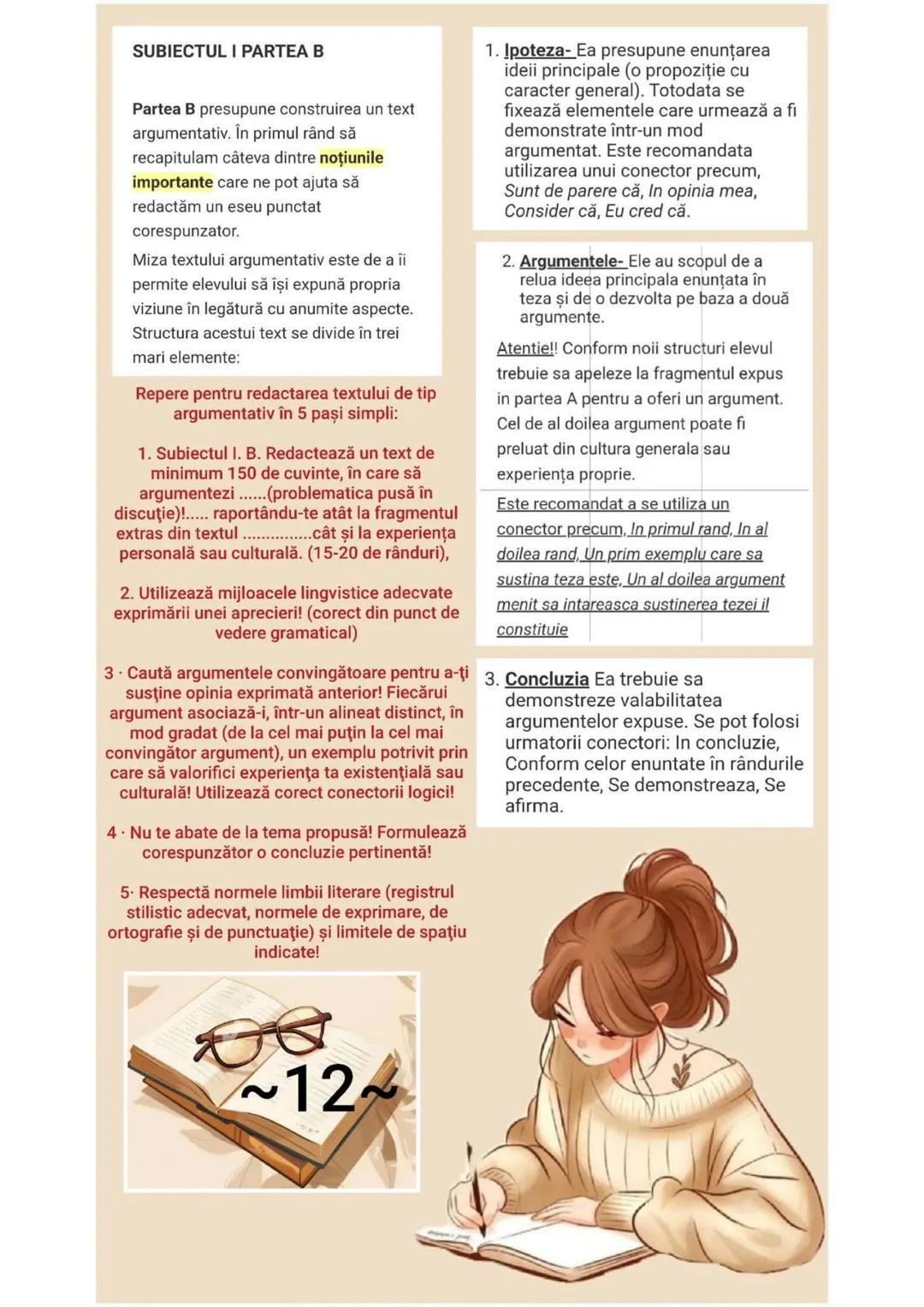 "Bacalaureatul nu
reprezintă un final, ci
un nou inceput."
Subiecte
bac
română Structura Subiectului I de
bacalaureat
Subiectul 1 după nou