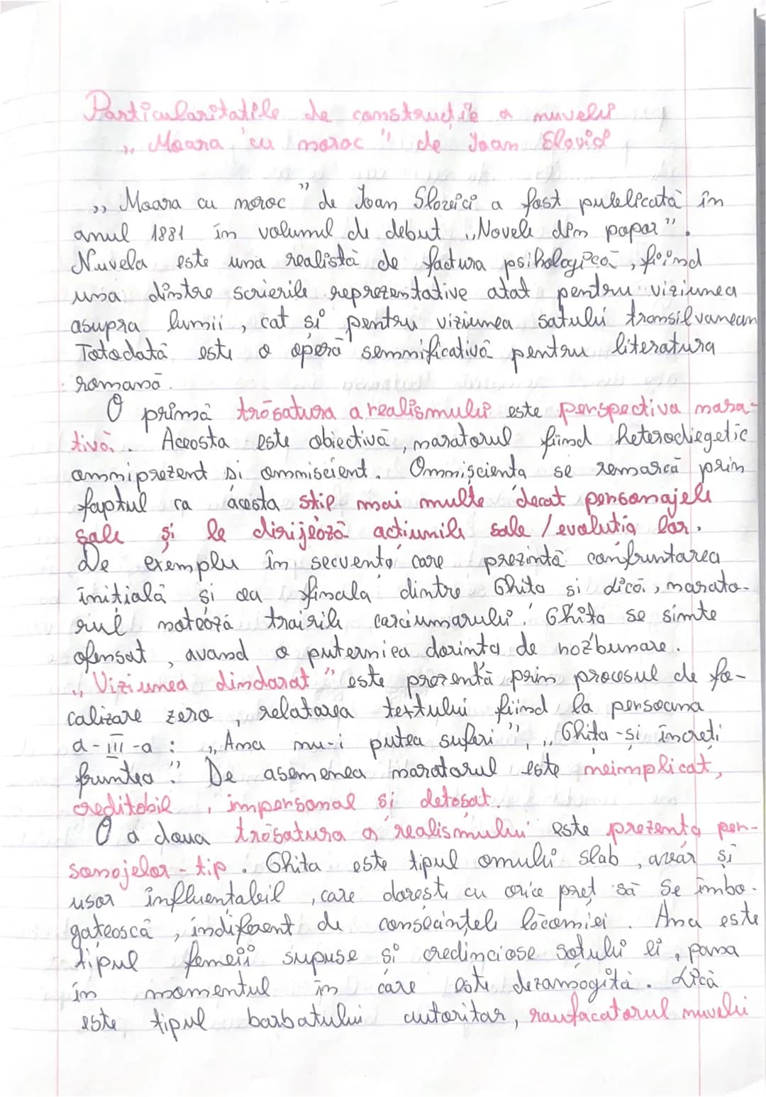 Modive:
- hanul
- banul
- destinul
- lacamia /ovaritatea
emuvela realistă
de fotura psi-
bologică
epoca marilor
closici
-Narator @biedev,