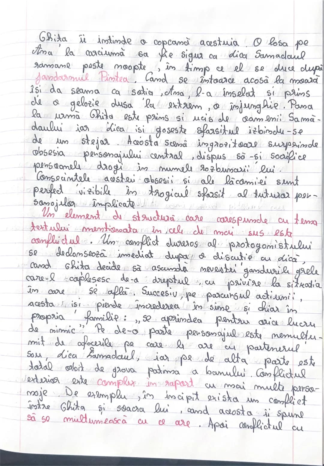 Modive:
- hanul
- banul
- destinul
- lacamia /ovaritatea
emuvela realistă
de fotura psi-
bologică
epoca marilor
closici
-Narator @biedev,