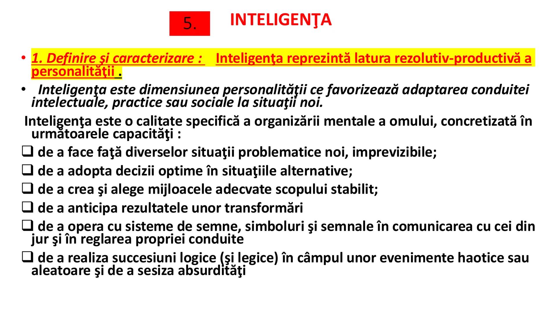 I. PROCESE PSIHICE COGNITIVE SENZORIALE
SENZAŢII, PERCEPȚII, REPREZENTĂRI
II. PROCESE PSIHICE COGNITIVE SUPERIOARE:
GÂNDIREA, MEMORIA, IMAGI