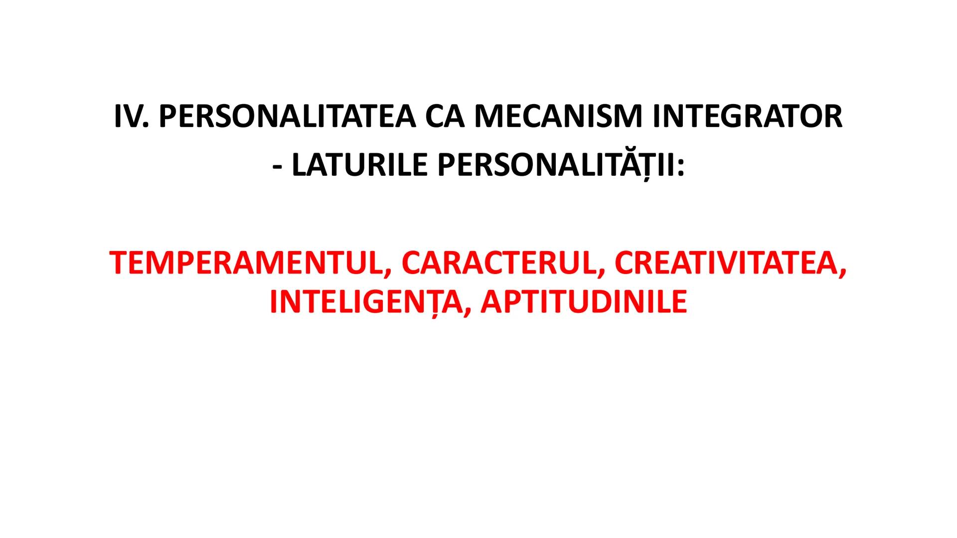 I. PROCESE PSIHICE COGNITIVE SENZORIALE
SENZAŢII, PERCEPȚII, REPREZENTĂRI
II. PROCESE PSIHICE COGNITIVE SUPERIOARE:
GÂNDIREA, MEMORIA, IMAGI