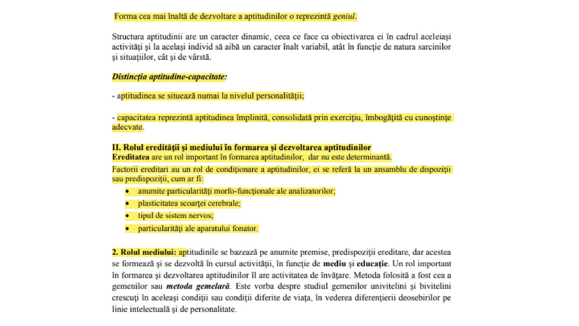 I. PROCESE PSIHICE COGNITIVE SENZORIALE
SENZAŢII, PERCEPȚII, REPREZENTĂRI
II. PROCESE PSIHICE COGNITIVE SUPERIOARE:
GÂNDIREA, MEMORIA, IMAGI